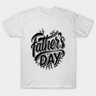 Father Day Typography T-Shirt